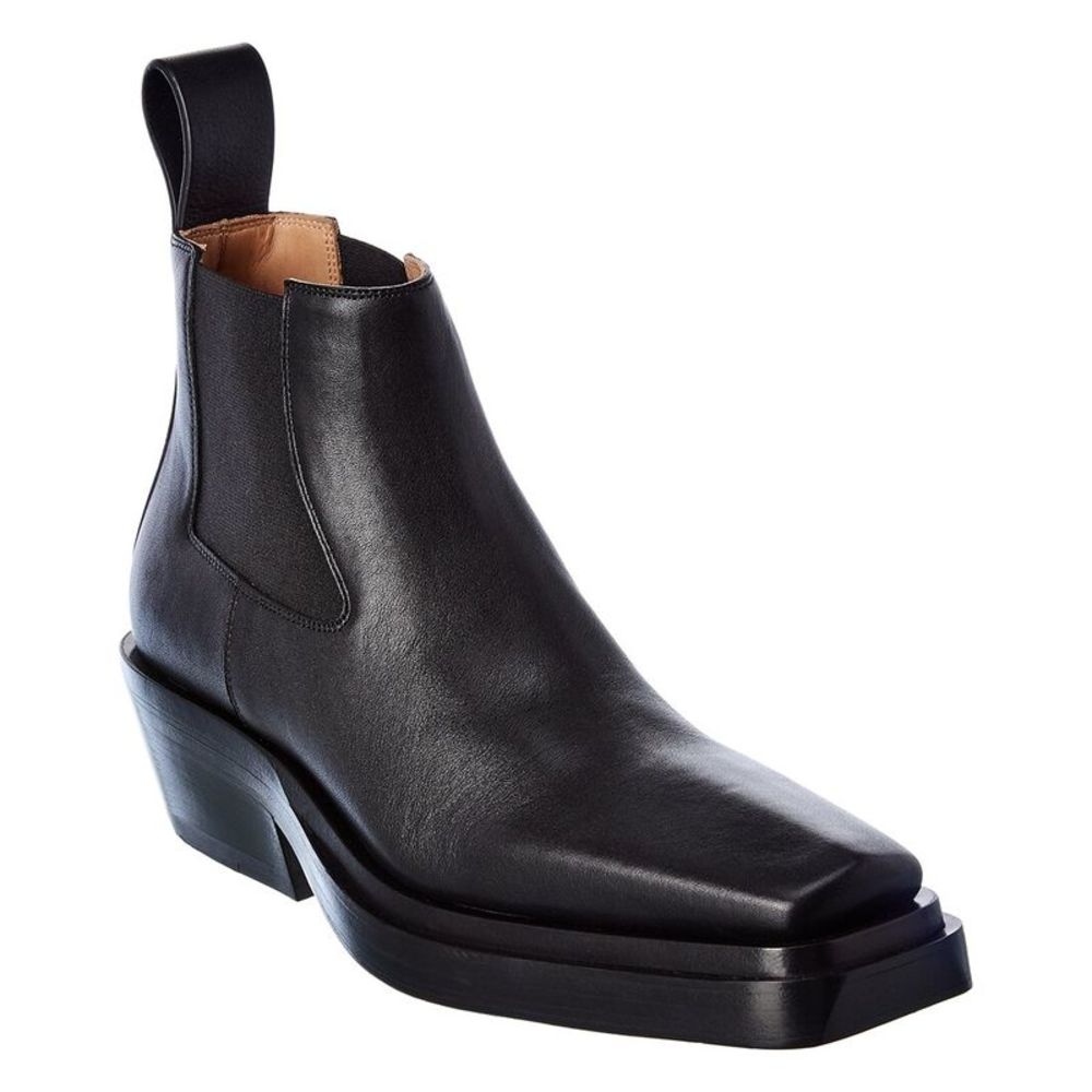 Bottega Veneta The Lean Leather Boot, Black